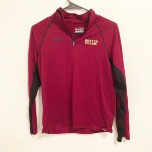 Under Armor Burgundy Dry Fit Pullover Top